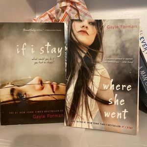 If I stay and where she went book set